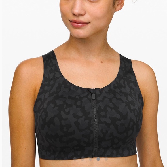 Lululemon Enlite Bra front zip black 36D - Picture 3 of 4